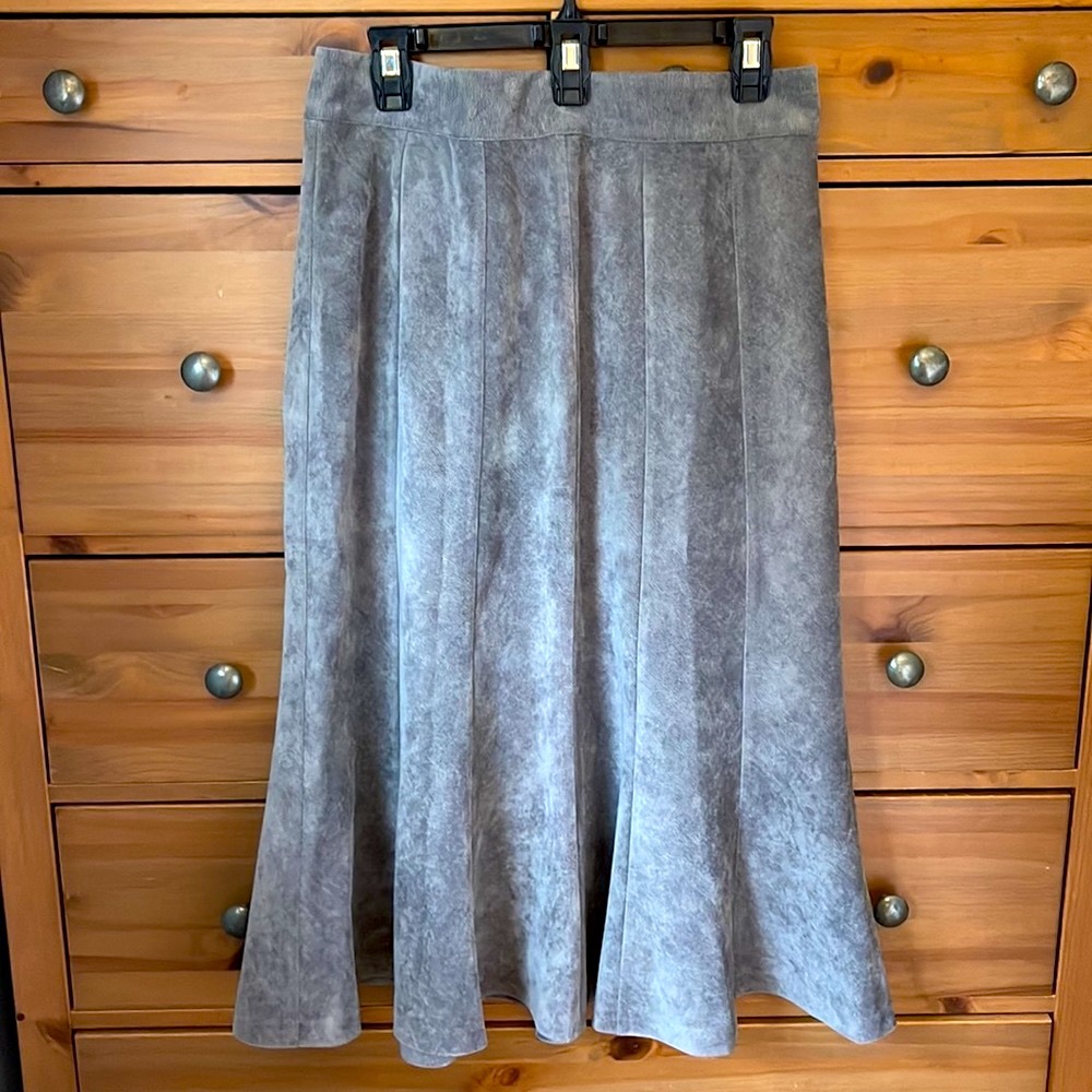 Corduroy Midi Flared Skirt